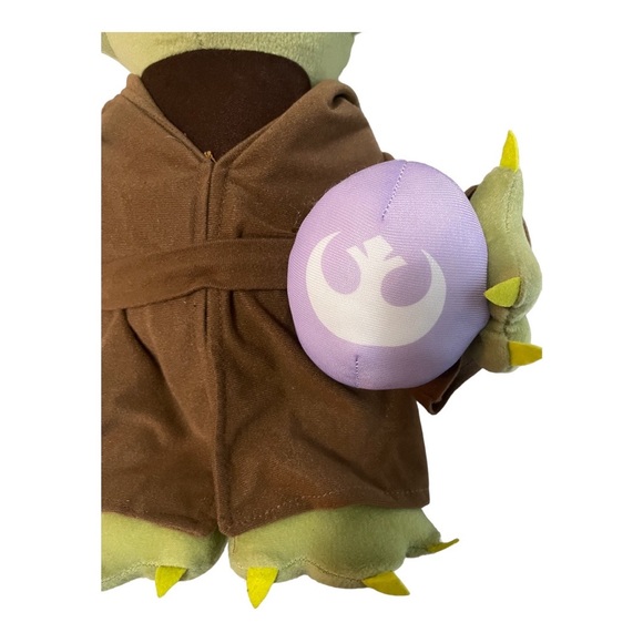 Disney Star Wars Yoda Easter Greeter NWT 21" Super Cute w/Colored Easter Egg - Picture 6 of 9